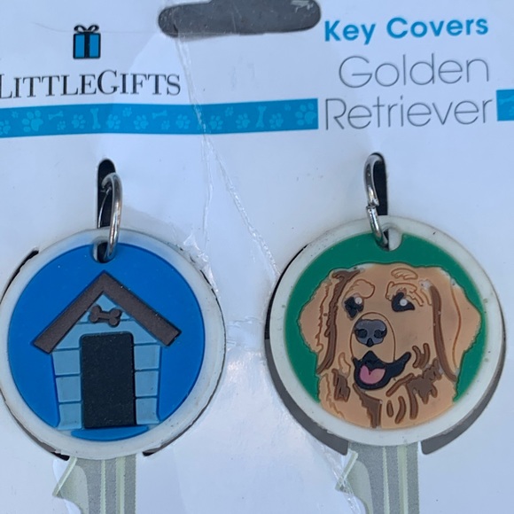 Golden Retriever Dog House key covers set of two - Picture 2 of 4